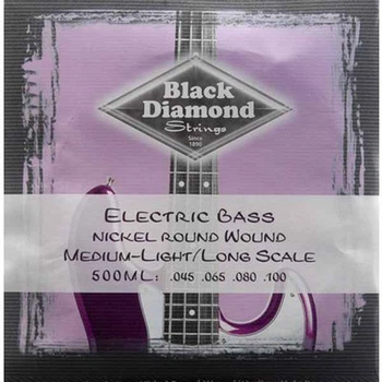 Струни для бас-гітари BLACK DIAMOND N500ML (29-3-19-1)