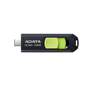 Флеш-накопичувач Adata USB 3.2 Gen1 UC300 Type-C 128Gb Black/Green (ACHO-UC300-128G-RBK/GN)
