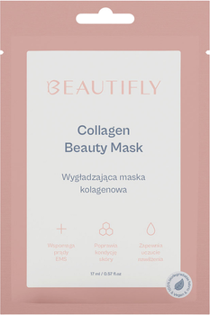 Maska kolagenowa do twarzy Beautyfly Collagen Beauty w płacie 8 szt (5903003701224)