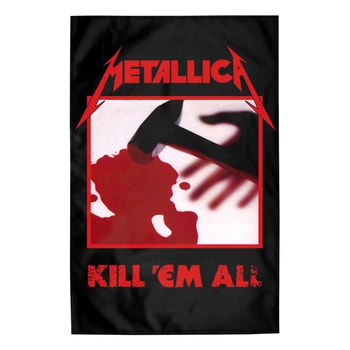 Прапор (текстильний постер) METALLICA - KILL EM ALL (fol-043)
