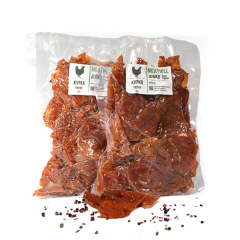Джерки Meatvill курица острая вакуум 1кг (2 пачки по 500г)