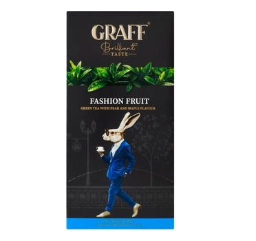 Чай Graff Fashion Fruit зеленый байховый с ароматом груши и кленового сиропа 20 шт (4820279610382)