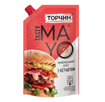 Соус майонезный Торчин Tasty Mayo с кетчупом 190 г (8445290706652)