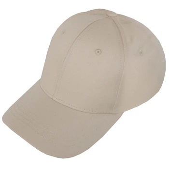 Кепка бейсболка однотонна бежева SP-Sport Classic 3431 Beige