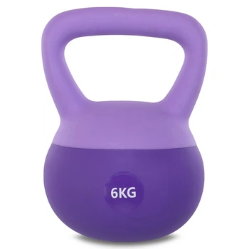 Гиря мягкая для фитнеса Zelart 0122-6 вес 6кг Violet