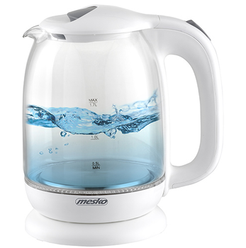 Чайник Mesko MS 1302 white 1.7 L: простота і якість в кожному глотку улюбленого напою