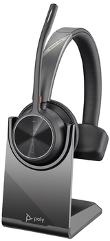 Bluetooth-гарнитура Poly Voyager 4310 UC USB-A с зарядным устройством Mono (017229174177)