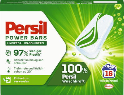 Kapsułki do prania Persil Power Bars Uniwersalne 16 szt (4015200030265)