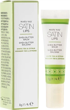 Бальзам для губ с маслом ши Mary Kay Satin Lips, Белый чай и Цитрус, 8 г