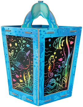 Набір скретч-ліхтарів Box Candiy Scratch Art Lantern Totally Twilight Sea (4897099390152)