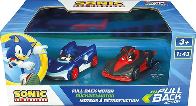 Zestaw aut Carrera Pull & Speed Team Sonic Racing  Sonic vs. Shadow Twinpack (9003150130239)