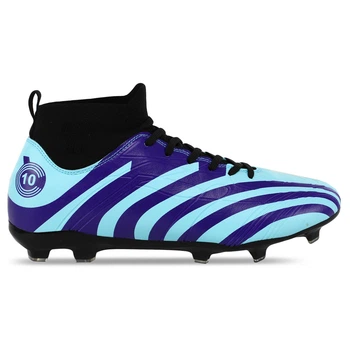 Бутсы футбольные с носком SP-Sport 8012 размер 39 Blue-Violet
