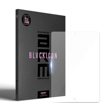 Защитное стекло для планшета для Apple iPad 10.2 (2019)/10.2 (2020)/10.2 (2021) Supreme Black Icon, олеофобное покрытие, закаленное стекло 9H с японским покрытием Daikin, на весь дисплей, антистатический клей, премиум защита, ArmorStandart (ARM78099)