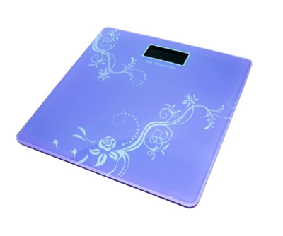 Електронні ваги з термометром до 180 кг Domotec MS-1604 Violet