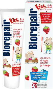 Дитяча зубна паста для захисту емалі Biorepair kids 0-6 р 50 мл