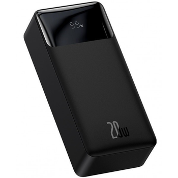 Портативний павербанк Baseus Digital display 30000mAh на 20W 3A з технологією QC3.0+PD3.0 ( Model PPDML-N01) з LED-дисплеєм + кабель в комплекті Чорний