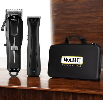Професійний набір Машинка + триммер WAHL Super Taper Cordless & Beret Stealth для стрижки волосся, бороди, голови