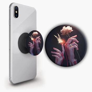 Держатель для телефона PopSockets Аниме Благословение небожителей #02 Черный