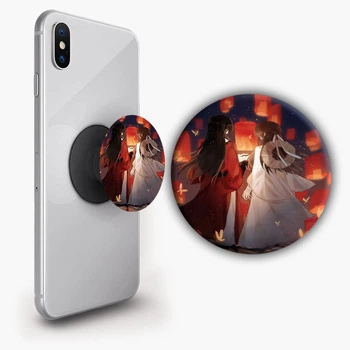 Держатель для телефона PopSockets Аниме Благословение небожителей #04 Черный