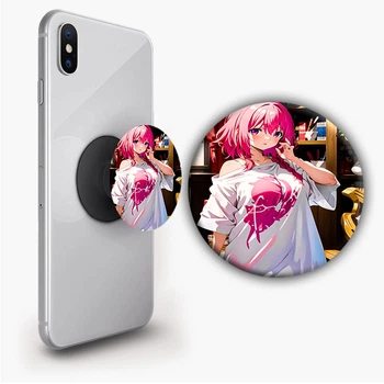 Держатель для телефона PopSockets Аниме Восхождение в тени #08 Черный