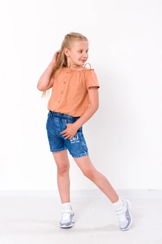 Шорти для дівчинки NoBrand 98 Синій (p-11183-120918)