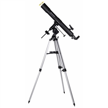 Телескоп Bresser Quasar 80/900 EQ Refractor Solar Carbon с солнечным фильтром и адаптером для смартфона 4780909
