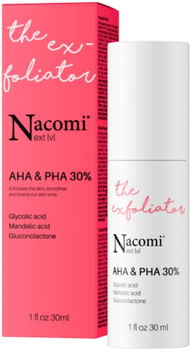 Пилинг для лица Nacomi Next Level AHA и PHA 30% кислотный 30 мл (5902539702118)