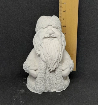 Гипсовая фигурка для раскрашивания статуэтка. Дед мороз, Санта Клаус
