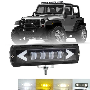 LED фара 12-36В четкая светло-теневая граница для мотоциклов, автомобилей, грузовиков 7D Lens