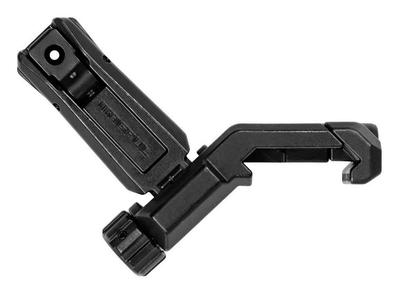 Складной угловой целик Magpul MBUS Pro Offset на планку Picatinny (черный)