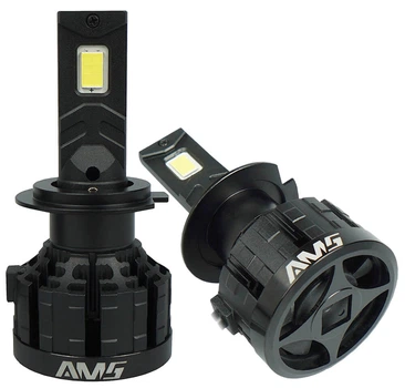 Светодиодные LED лампы AMS ULTIMATE POWER-F H7 5500K CANBUS 12В Активное охлаждение