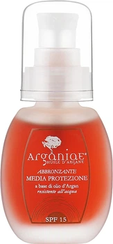 Сонцезахисна олія на основі арганової олії, SPF 15 - Arganiae Argan Oil Tanning Lotion SPF 15 30ml (1262824-31097860)