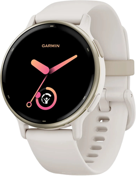 Смарт-годинник Garmin Vivoactive 5 42.2 mm Ivory/Cream Gold (010-02862-11)