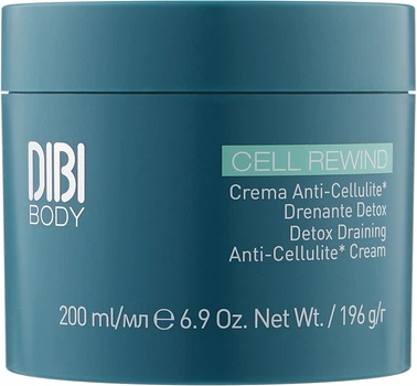 Dibi Cell Rewind Detox Draining Anti-Cellulite Cream Антицеллюлитный детокс дренажный крем 200ml (1047462-59904)