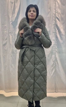 Жіноча зимова куртка Vivilona (Max Mara) 7366 Оливковий, M
