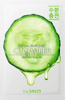 Маска тканинна "Заспокійлива" Saem Natural Mask Sheet Cucumber 21ml (21ml) (672730-856704-2)