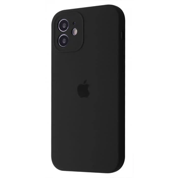 Чохол силіконовий із захистом камери Wave Silicone Case Camera Protection для Apple iPhone 12 black