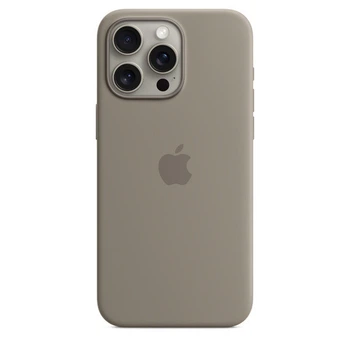 Чехол Silicone Case with MagSafe для iPhone 15 Pro Max - Clay