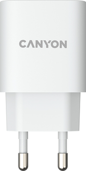 Ładowarka sieciowa Canyon H-18-01 QC 3.0 18W USB-A White (CNE-CHA18W)