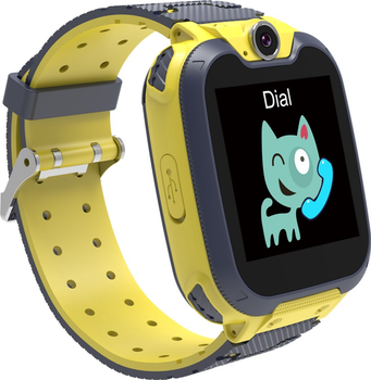 Smartwatch dla dzieci Canyon Tony KW-31 Yellow/Gray (CNE-KW31YB)