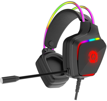 Навушники Canyon Darkless GH-9A Gaming 3.5 мм RGB Black (CND-SGHS9A)