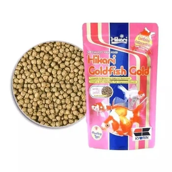Hikari Goldfish Gold 100г (гранулы) 1,7-2,0мм Корм для окраса золотых рыбок длиной 3+ см Плавающий