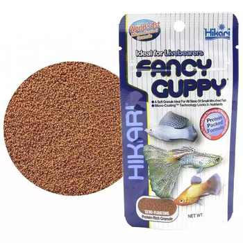 Корм Hikari Tropical Fancy Guppy (мікрогранулы) 0,6мм для гуппи длиной 1,5-4 см Медленно-тонущий