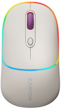 Мышь Canyon MW-22 Dual Band RGB Wireless Rice (CNS-CMSW22RC)