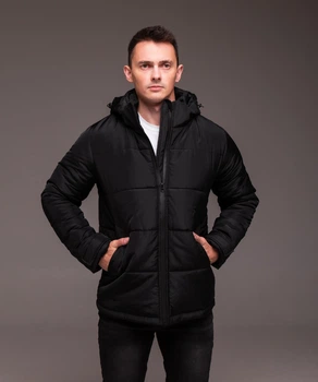 Зимняя куртка R.A. Winter Black Matt L черная 2089-L