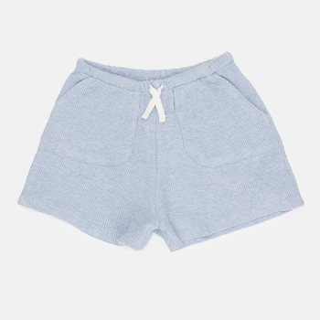 Детские шорты на резинке для девочки H&M 1144628 98 см Темно-голубые (KAY2000001539262)