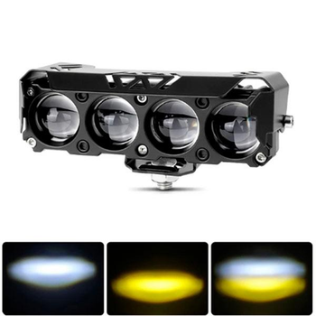 LED фара с четкой световой границей 40W сверхяркая мото-фара 10W х 4 комбо-луч