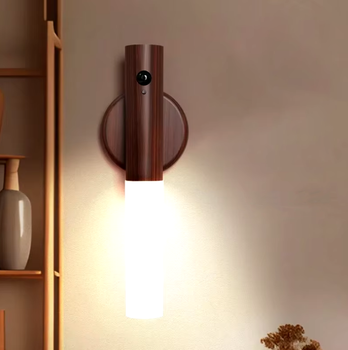 Сенсорный аккумуляторный светильник на магните, Walnut, Athand
