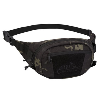 Сумка Helikon-Tex на пояс Бананка мала POSSUM WAIST PACK - CORDURA Черный Мультикам