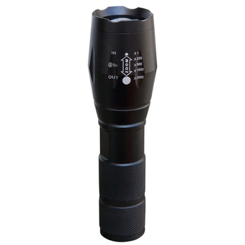 Фонарь тактический Deluxa Military Torch Black